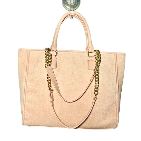 NWT Juicy Couture Crystal Pink Diamond Tote Shoulder Bag with Scarf & Bag Charm - Picture 8 of 14